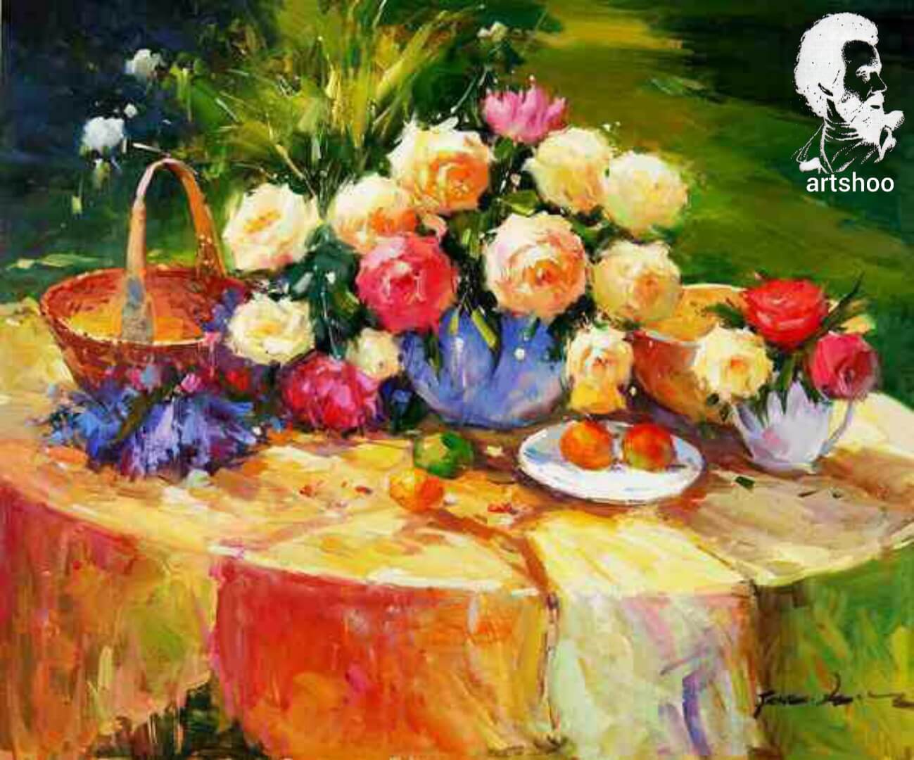 آموزش نقاشی رنگ روغن